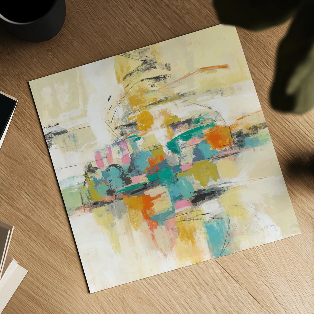 Silk Road Journey by Silvia Vassileva. Shown as a detailed flat fine art print, highlighting archival giclee quality. Available as an archival giclee rolled canvas, fine art paper, or poster print. SKU 65605a.