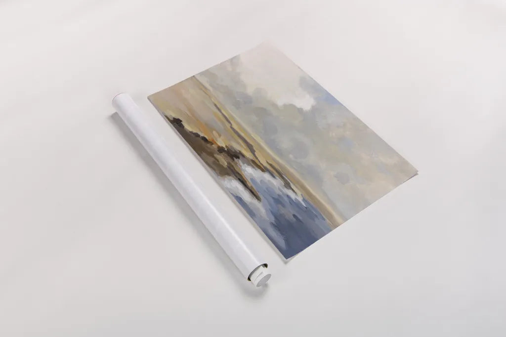 Silver Cloud by Silvia Vassileva. shown as a rolled paper print. Available as archival giclee rolled canvas, fine art paper, or poster print. SKU 84998i.