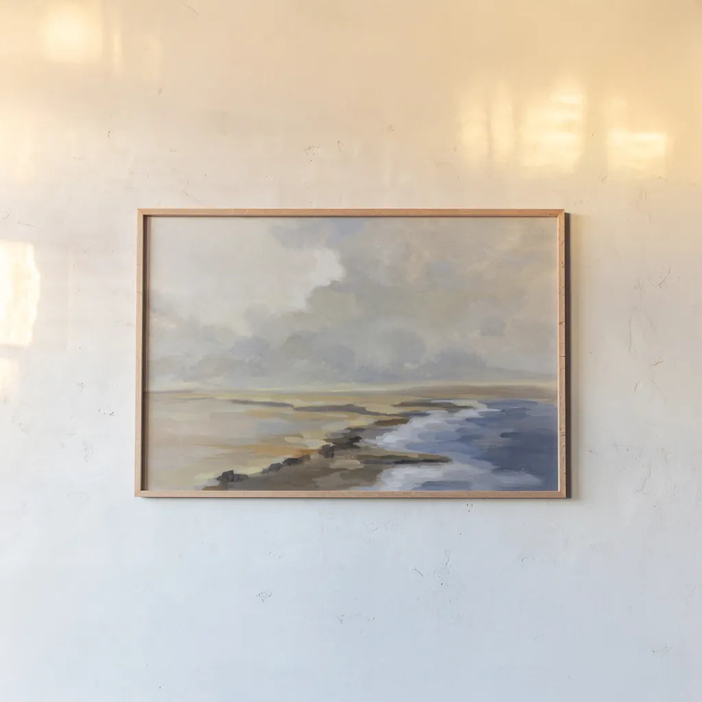 Silver Cloud by Silvia Vassileva. shown as a paper print in a natural frame. Available as a archival giclee rolled canvas, fine art paper, or poster print. SKU 84998i.