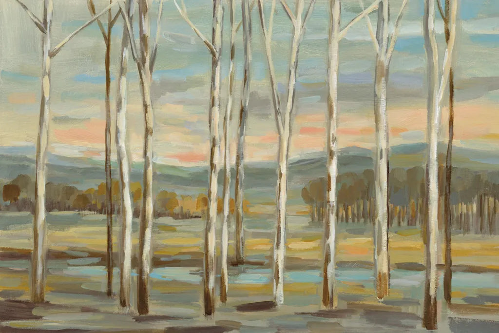 Silver Forest by Silvia Vassileva. SKU 50287i. Archival Giclee Fine art print for wall decor.