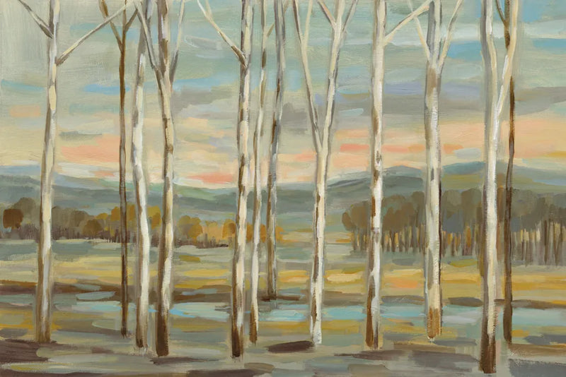 Silver Forest by Silvia Vassileva. SKU 50287i. Archival Giclee Fine art print for wall decor.
