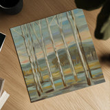 Silver Forest Crop by Silvia Vassileva. Shown as a detailed flat fine art print, highlighting archival giclee quality. Available as an archival giclee rolled canvas, fine art paper, or poster print. SKU 50287a.