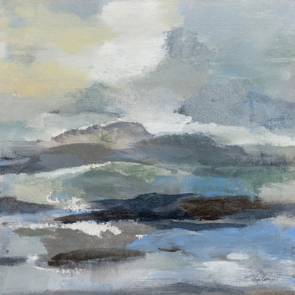 Silver Lagoon II by Silvia Vassileva. SKU 84527a. Archival Giclee Fine art print for wall decor.