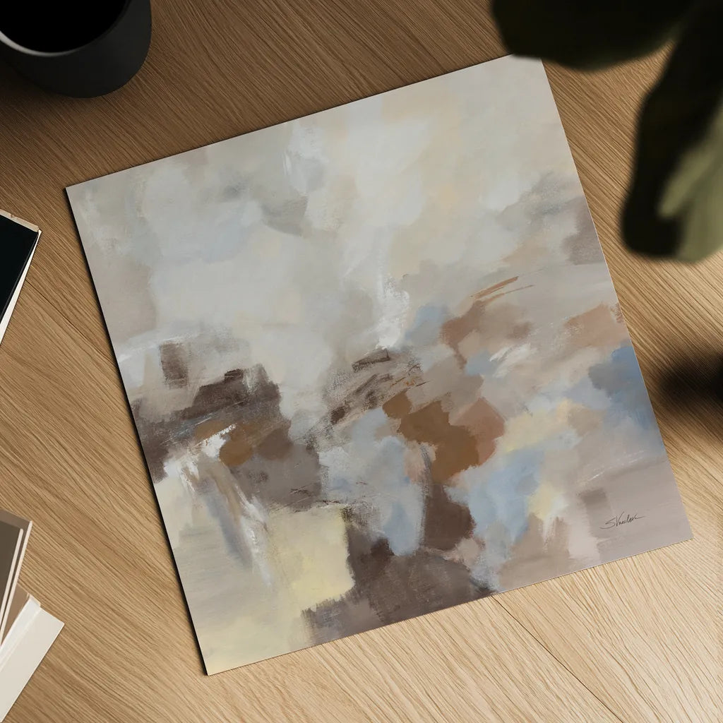 Silver Sky by Silvia Vassileva. Shown as a detailed flat fine art print, highlighting archival giclee quality. Available as an archival giclee rolled canvas, fine art paper, or poster print. SKU 96733a.