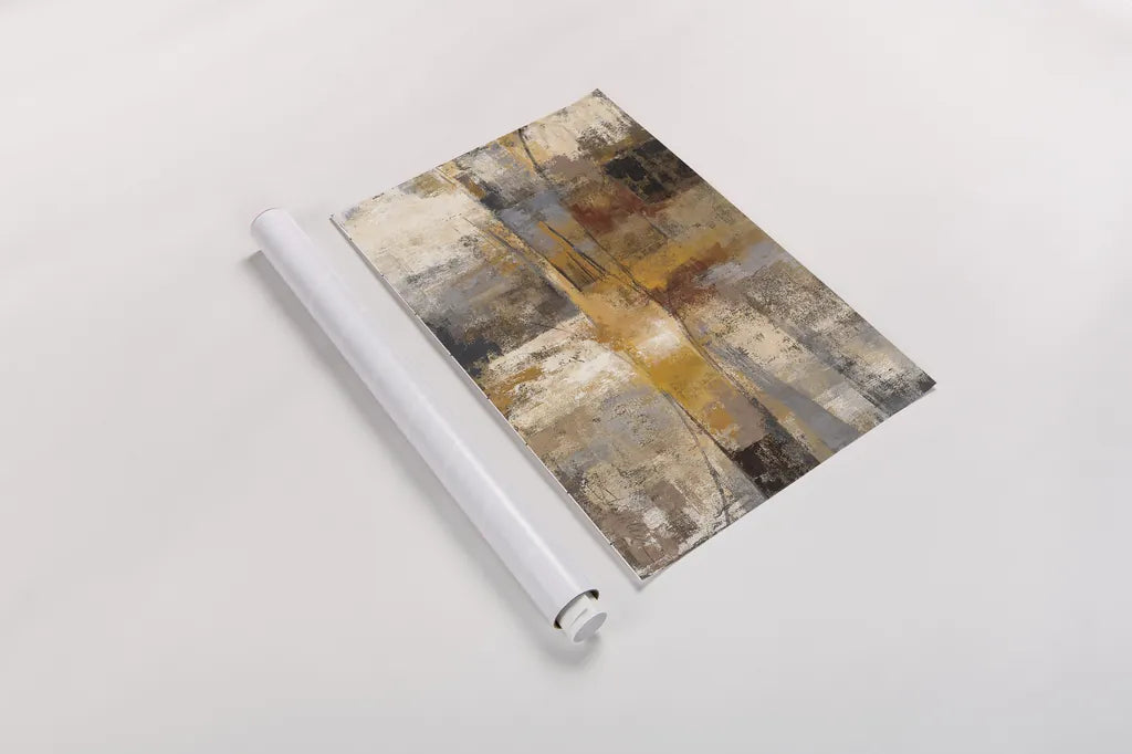 Silver and Amber by Silvia Vassileva. shown as a rolled paper print. Available as archival giclee rolled canvas, fine art paper, or poster print. SKU 10544i.