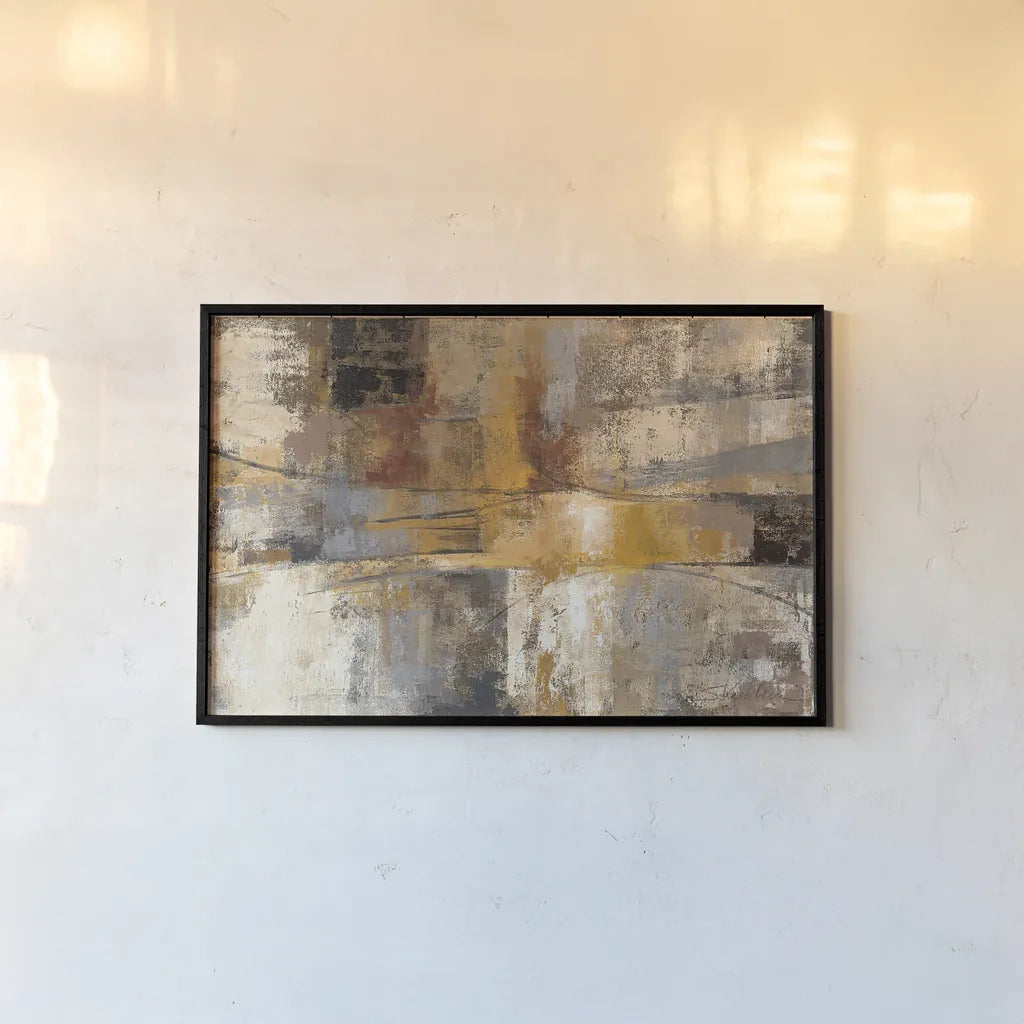 Silver and Amber by Silvia Vassileva. shown as a paper print in a black flame. Available as a archival giclee rolled canvas, fine art paper, or poster print. SKU 10544i.