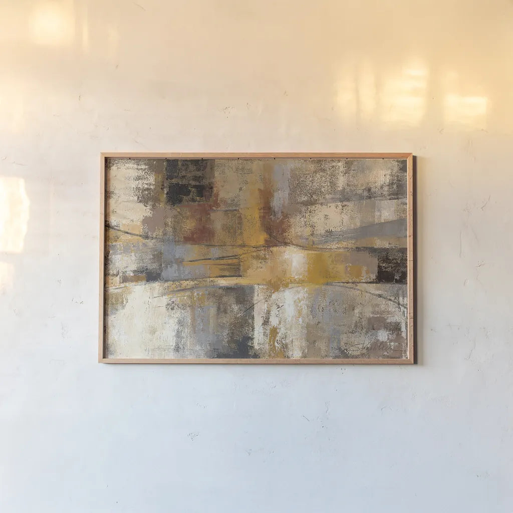Silver and Amber by Silvia Vassileva. shown as a paper print in a natural frame. Available as a archival giclee rolled canvas, fine art paper, or poster print. SKU 10544i.