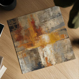 Silver and Amber Crop by Silvia Vassileva. Shown as a detailed flat fine art print, highlighting archival giclee quality. Available as an archival giclee rolled canvas, fine art paper, or poster print. SKU 10544a.