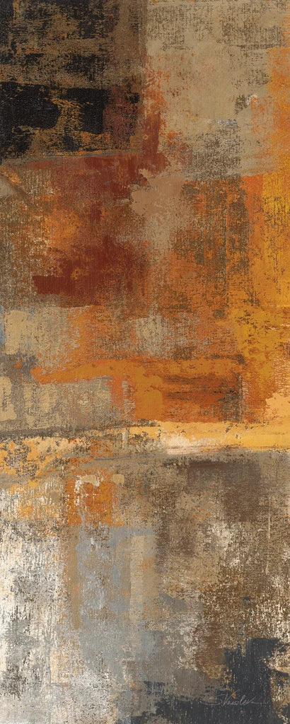 Silver and Amber Panel II by Silvia Vassileva