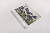 Silver and Sapphire in Plum by Silvia Vassileva. shown as a rolled paper print. Available as archival giclee rolled canvas, fine art paper, or poster print. SKU 60340i.