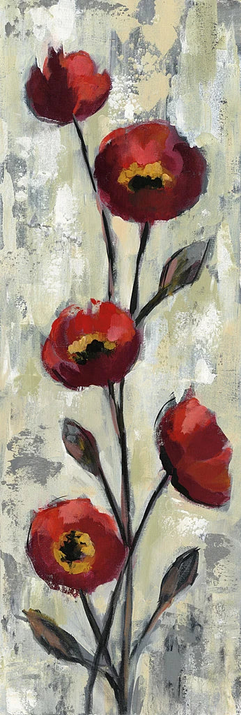 Simple Red Floral II by Silvia Vassileva