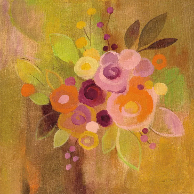 Small Bouquet II by Silvia Vassileva. SKU 43405a. Archival Giclee Fine art print for wall decor.