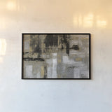 Smoky Harbor Sunset by Silvia Vassileva. shown as a paper print in a black flame. Available as a archival giclee rolled canvas, fine art paper, or poster print. SKU 67381i.