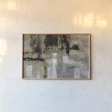 Smoky Harbor Sunset by Silvia Vassileva. shown as a paper print in a natural frame. Available as a archival giclee rolled canvas, fine art paper, or poster print. SKU 67381i.