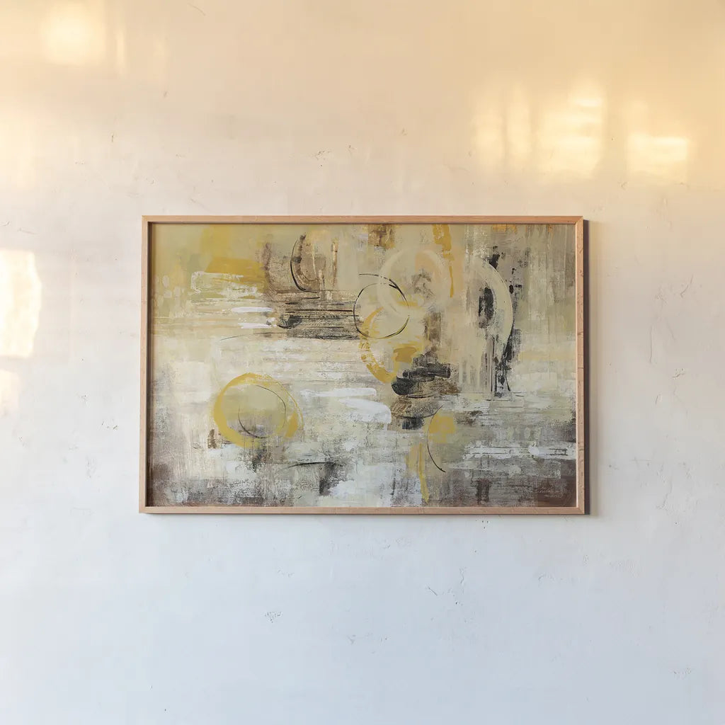 Soft Glow by Silvia Vassileva. shown as a paper print in a natural frame. Available as a archival giclee rolled canvas, fine art paper, or poster print. SKU 28106i.