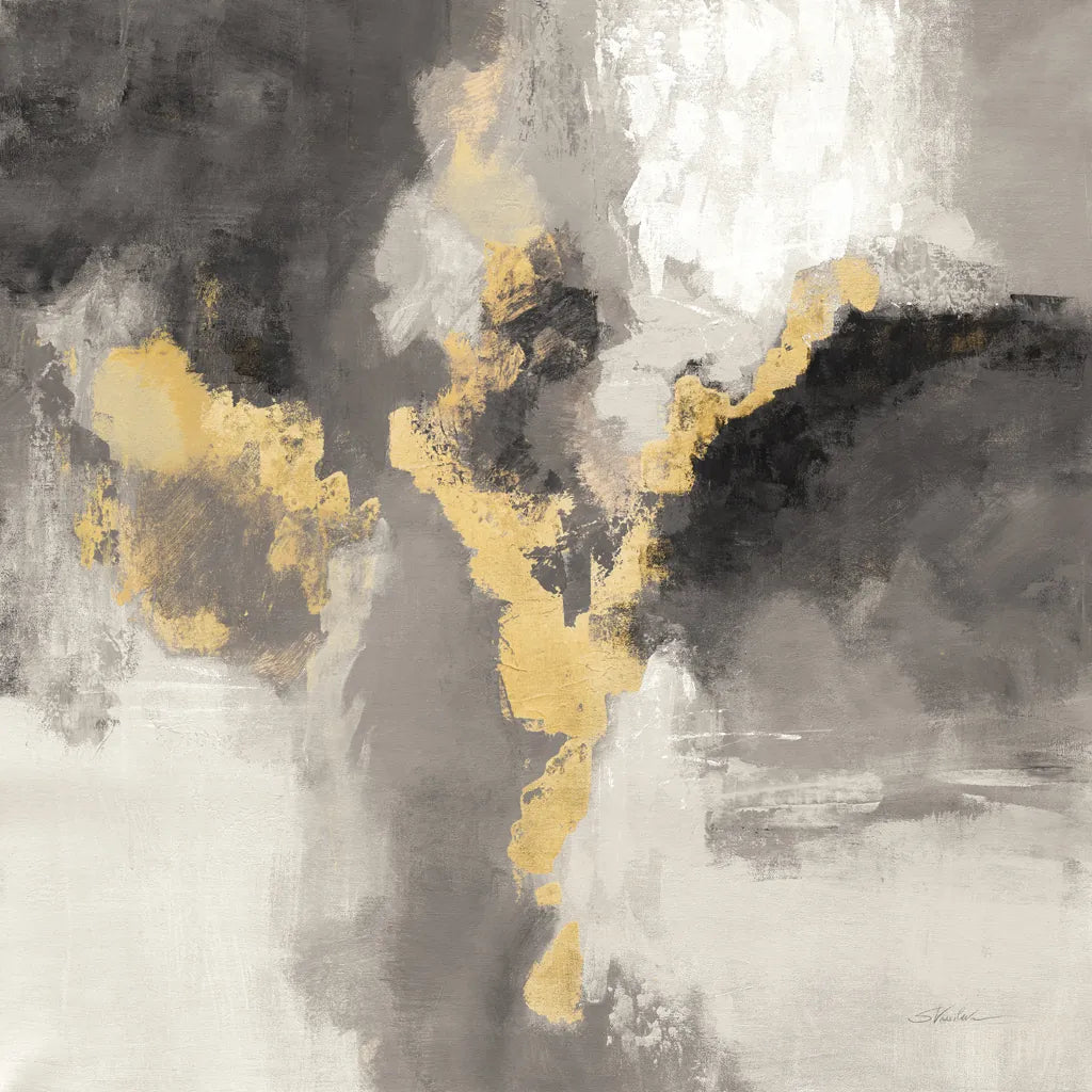 Sparkle Abstract I BWG by Silvia Vassileva. SKU 75777a. Archival Giclee Fine art print for wall decor.