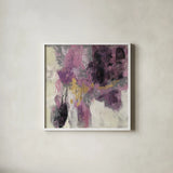 Sparkle Abstract II by Silvia Vassileva. Shown in a crisp white glass frame for a clean and minimalist style. Available as an archival giclee rolled canvas, fine art paper, or poster print. SKU 60171a.
