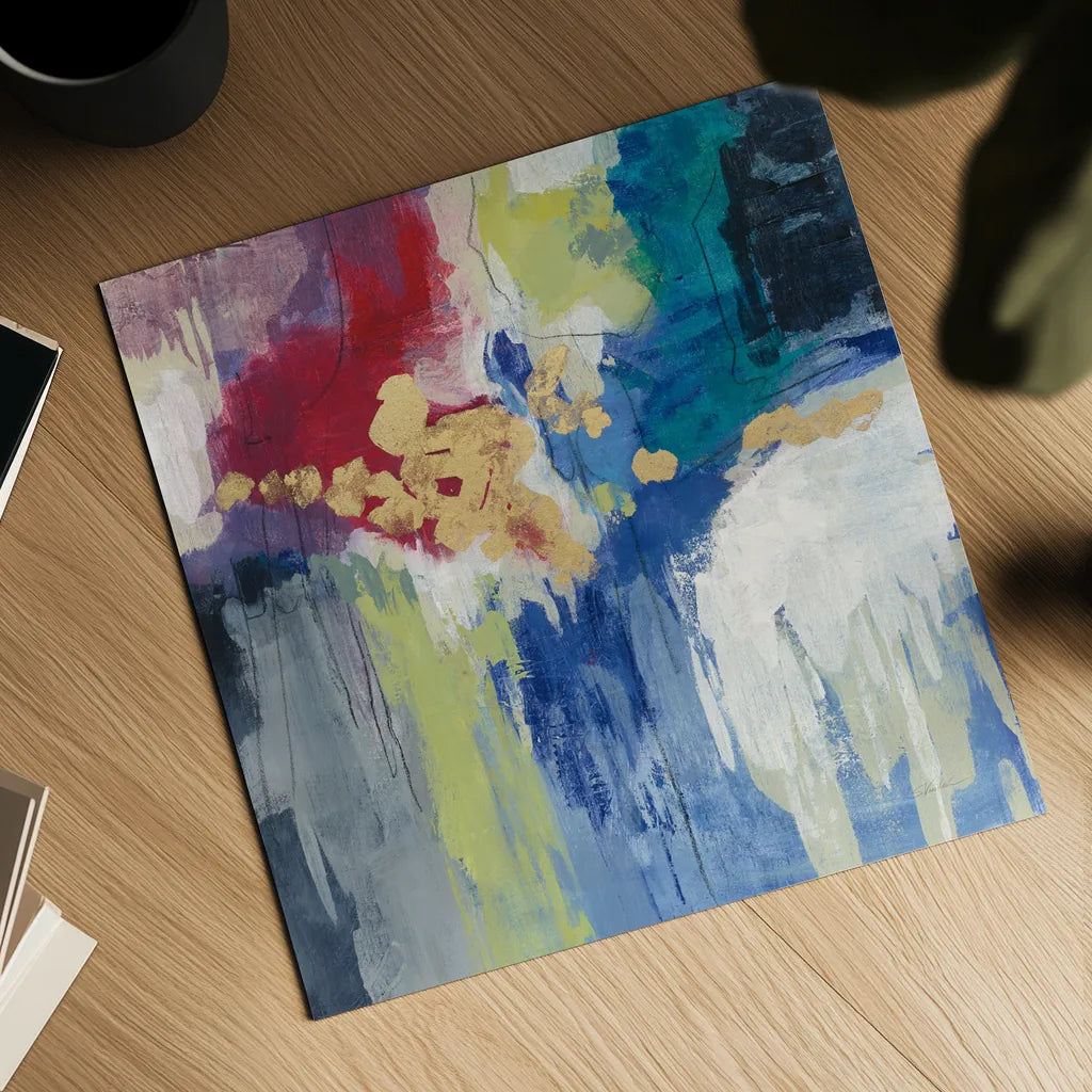 Sparkle Abstract III by Silvia Vassileva. Shown as a detailed flat fine art print, highlighting archival giclee quality. Available as an archival giclee rolled canvas, fine art paper, or poster print. SKU 60172a.