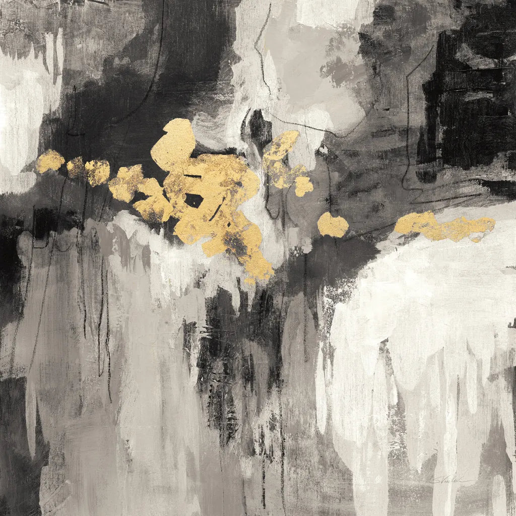 Sparkle Abstract III BWG by Silvia Vassileva. SKU 75778a. Archival Giclee Fine art print for wall decor.