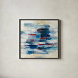 Spinnaker by Silvia Vassileva. Shown in a sleek black glass frame for a contemporary gallery look. Available as an archival giclee rolled canvas, fine art paper, or poster print. SKU 46651a.