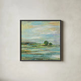 Spring by Silvia Vassileva. Shown in a sleek black glass frame for a contemporary gallery look. Available as an archival giclee rolled canvas, fine art paper, or poster print. SKU 23857a.