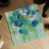 Spring Aroma III White Flowers by Silvia Vassileva. Shown as a detailed flat fine art print, highlighting archival giclee quality. Available as an archival giclee rolled canvas, fine art paper, or poster print. SKU 23199a.
