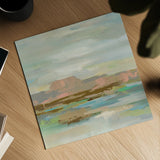 Spring Desert II v2 by Silvia Vassileva. Shown as a detailed flat fine art print, highlighting archival giclee quality. Available as an archival giclee rolled canvas, fine art paper, or poster print. SKU 33911a.