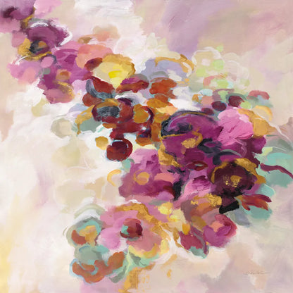 Spring Flowerbed by Silvia Vassileva. SKU 67014a. Archival Giclee Fine art print for wall decor.