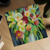 Spring Flowers in a Vase II by Silvia Vassileva. Shown as a detailed flat fine art print, highlighting archival giclee quality. Available as an archival giclee rolled canvas, fine art paper, or poster print. SKU 80858a.