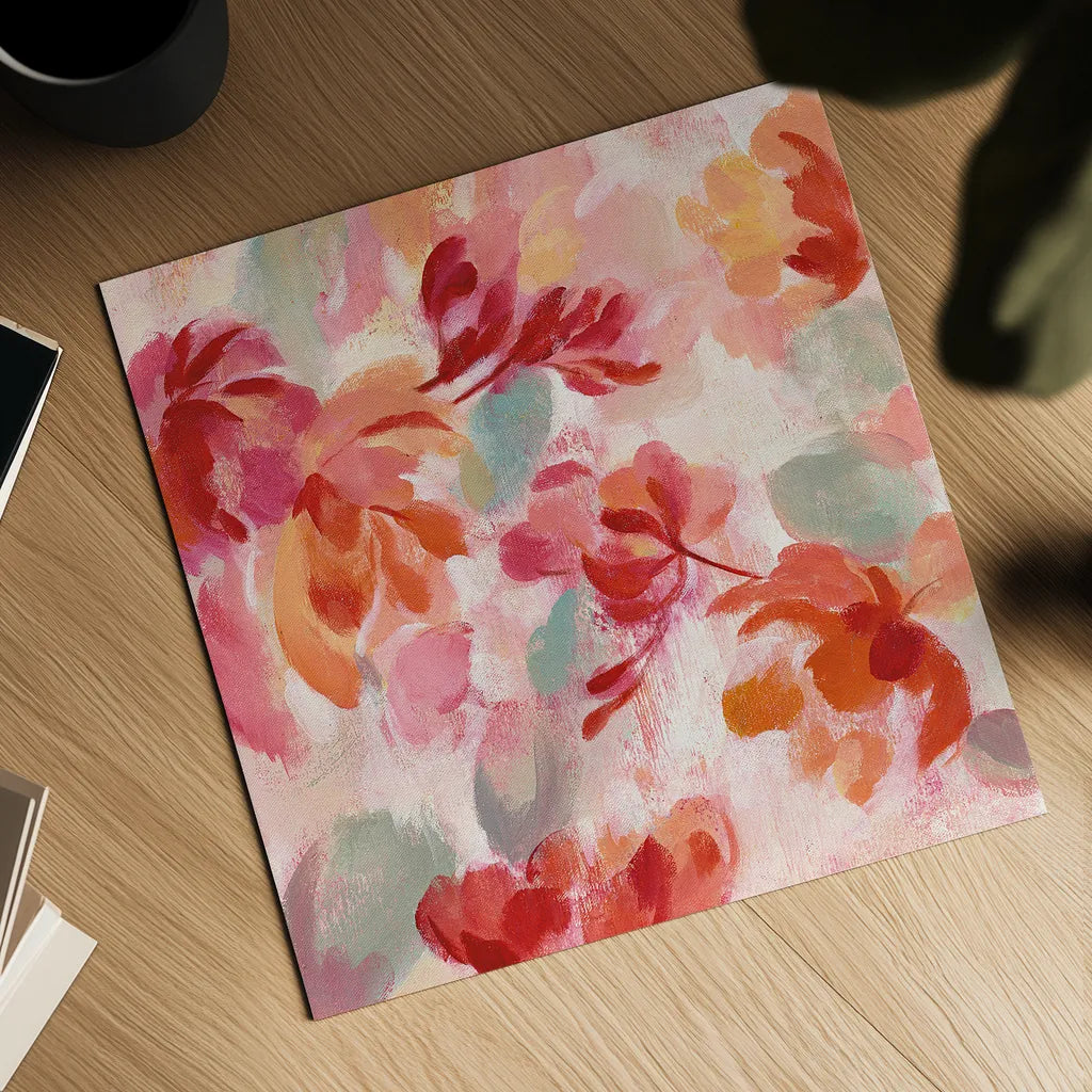 Spring Galore II by Silvia Vassileva. Shown as a detailed flat fine art print, highlighting archival giclee quality. Available as an archival giclee rolled canvas, fine art paper, or poster print. SKU 30165a.