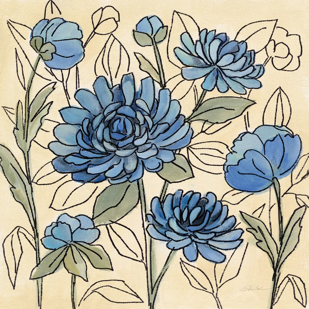 Spring Lace Floral III by Silvia Vassileva. SKU 64824a. Archival Giclee Fine art print for wall decor.