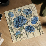 Spring Lace Floral III by Silvia Vassileva. Shown as a detailed flat fine art print, highlighting archival giclee quality. Available as an archival giclee rolled canvas, fine art paper, or poster print. SKU 64824a.