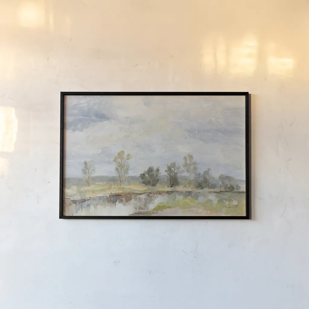 Spring Light by Silvia Vassileva. shown as a paper print in a black flame. Available as a archival giclee rolled canvas, fine art paper, or poster print. SKU 89310i.