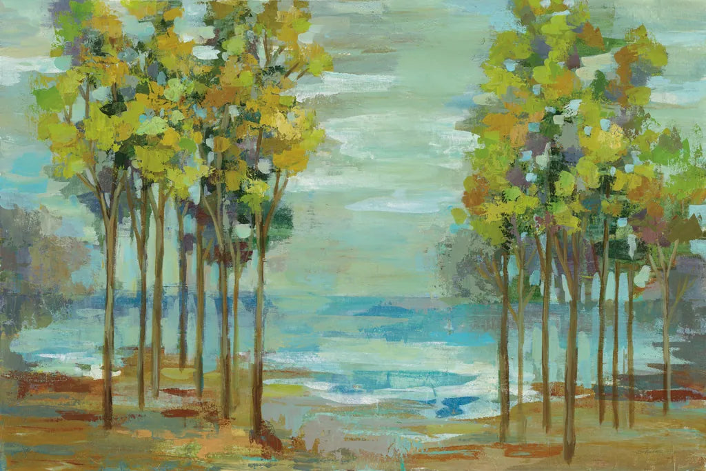 Spring Trees by Silvia Vassileva. SKU 25220i. Archival Giclee Fine art print for wall decor.