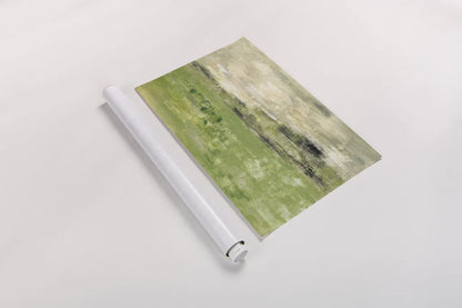 Spring Valley I Green by Silvia Vassileva. shown as a rolled paper print. Available as archival giclee rolled canvas, fine art paper, or poster print. SKU 56964i.