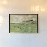 Spring Valley I Green by Silvia Vassileva. shown as a paper print in a black flame. Available as a archival giclee rolled canvas, fine art paper, or poster print. SKU 56964i.