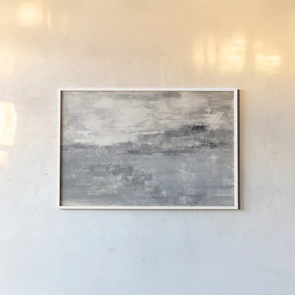 Spring Valley I Neutral by Silvia Vassileva. shown as a paper print in a white frame. Available as a archival giclee rolled canvas, fine art paper, or poster print. SKU 60610i.