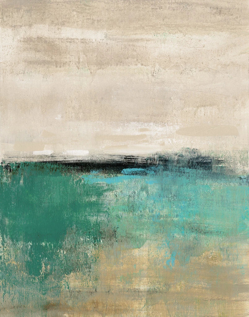 Spring Valley II Teal by Silvia Vassileva