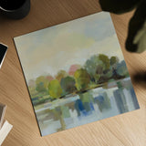 Spring Willows by Silvia Vassileva. Shown as a detailed flat fine art print, highlighting archival giclee quality. Available as an archival giclee rolled canvas, fine art paper, or poster print. SKU 95136a.