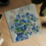 Spring Window by Silvia Vassileva. Shown as a detailed flat fine art print, highlighting archival giclee quality. Available as an archival giclee rolled canvas, fine art paper, or poster print. SKU 98582a.