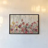 Sprinkled Flowers by Silvia Vassileva. shown as a paper print in a black flame. Available as a archival giclee rolled canvas, fine art paper, or poster print. SKU 34108i.