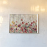 Sprinkled Flowers by Silvia Vassileva. shown as a paper print in a white frame. Available as a archival giclee rolled canvas, fine art paper, or poster print. SKU 34108i.