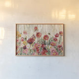 Sprinkled Flowers Crop by Silvia Vassileva. shown as a paper print in a natural frame. Available as a archival giclee rolled canvas, fine art paper, or poster print. SKU 34842i.