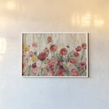 Sprinkled Flowers Crop by Silvia Vassileva. shown as a paper print in a white frame. Available as a archival giclee rolled canvas, fine art paper, or poster print. SKU 34842i.
