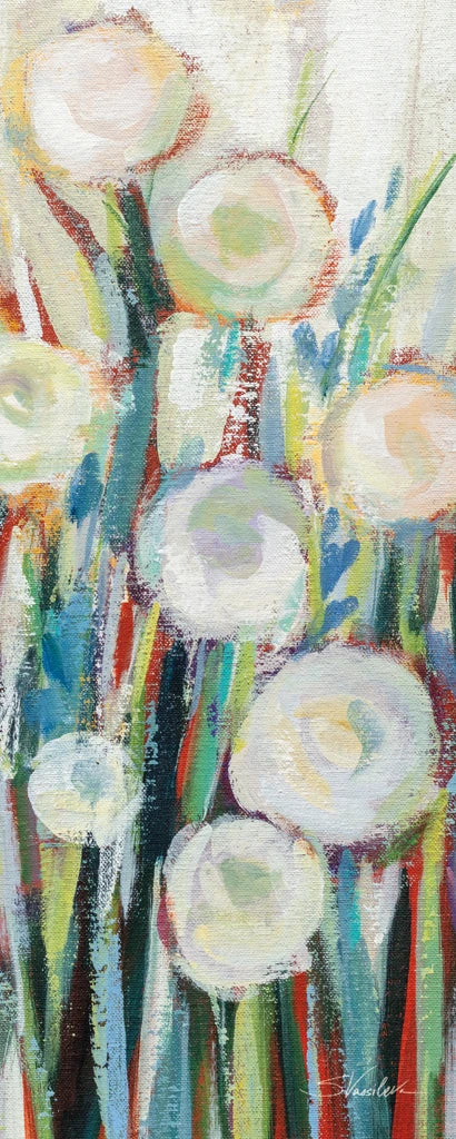 Sprinkled White Flowers I Crop by Silvia Vassileva