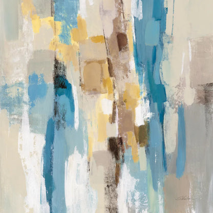 Steps on Sand I Navy Sq by Silvia Vassileva. SKU 69133a. Archival Giclee Fine art print for wall decor.