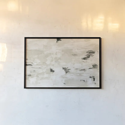 Steps on Stones III Neutral by Silvia Vassileva. shown as a paper print in a black flame. Available as a archival giclee rolled canvas, fine art paper, or poster print. SKU 75164i.