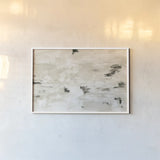 Steps on Stones III Neutral by Silvia Vassileva. shown as a paper print in a white frame. Available as a archival giclee rolled canvas, fine art paper, or poster print. SKU 75164i.
