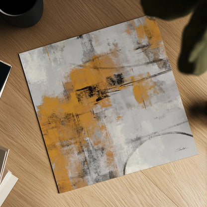 Stone Gardens II Autumn by Silvia Vassileva. Shown as a detailed flat fine art print, highlighting archival giclee quality. Available as an archival giclee rolled canvas, fine art paper, or poster print. SKU 78324a.