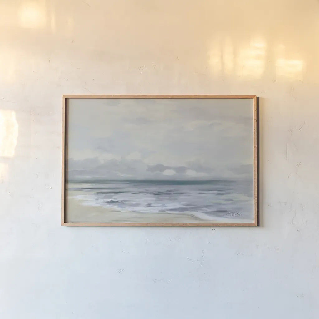 Stormy Morning by Silvia Vassileva. shown as a paper print in a natural frame. Available as a archival giclee rolled canvas, fine art paper, or poster print. SKU 77148i.